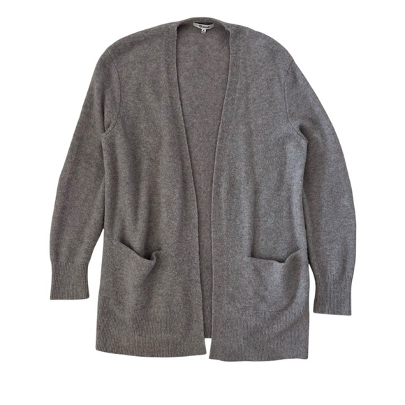 Madewell Coziest Yarn Merino Wool Alpaca Blend Open Front Walker Cardigan SZ M - Picture 2 of 11